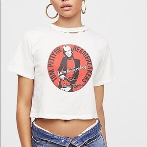 Free People Daydreamer Tom Petty Bandana Band Tee